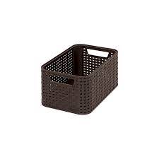KOSZYK STYLE S Rattan brąz 285x194x13cm CURVER 036