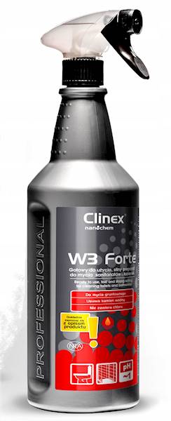 CLINEX W3 FORTE 1L sanitariaty mocny spray