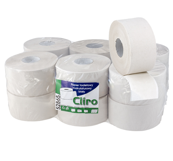 PAPIER JUMBO BIELONY 2w op.12szt CLIRO 52865 