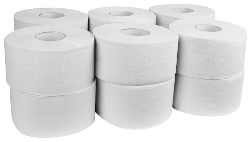 PAPIER toal.JUMBO biały makulatur.bielony op.12szt