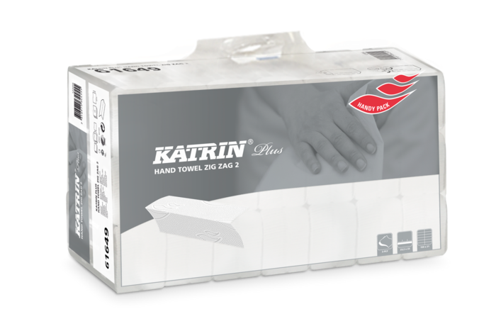 RĘCZNIK Z-Z 3150 biały 2w KATRIN Plus 100645 61649