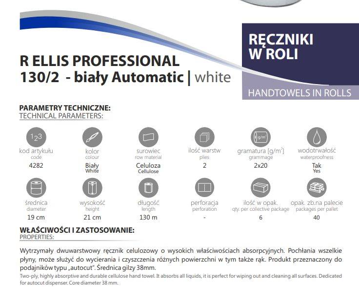 RĘCZNIK MATIC Ellis Comf 6 R130/2 4282 TORK 6rolek