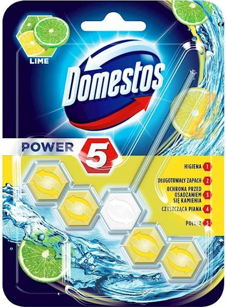 DOMESTOS POWER 5 zawieszka WC CITRUS 55g  /9/