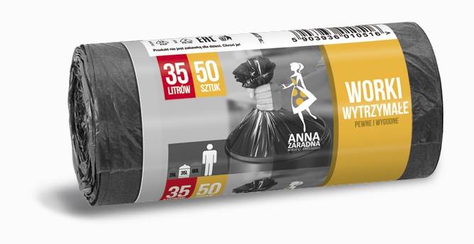 WORKI 35L 50szt WYTRZYMAŁE HD Anna Zaradna /25/