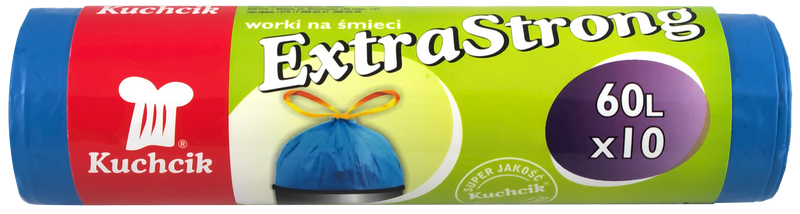 WORKI 60L 10szt  NIEBIESKIE + TAŚMA Kuchcik 2842