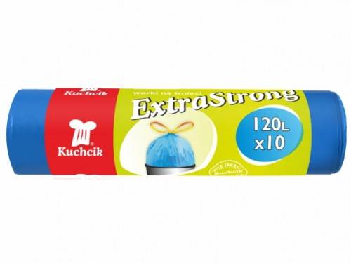WORKI 120L 10szt  NIEBIESKIE + TAŚMA  KUCHCIK LD