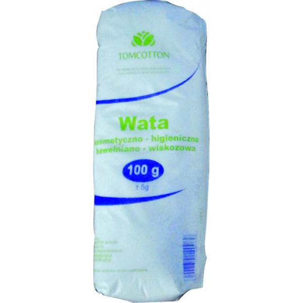 WATA kosmetyczna 100g TOMCOTTON * EVINA
