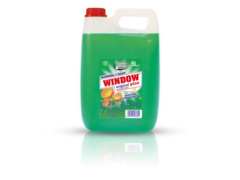 WINDOW płyn do szyb 5L ZIELONY alkohol + ocet