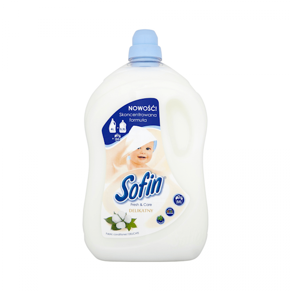 SOFIN 3,3L do płukania DELIKATNY biały /4/