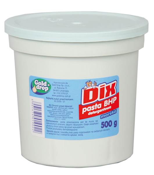 DIX pasta BHP 500g morska żel detergentowa