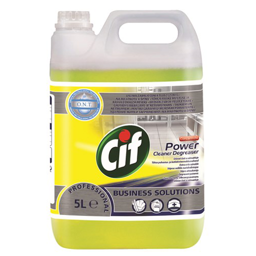 CIF Professional Power Cleaner Degreaser 5L odtłu.