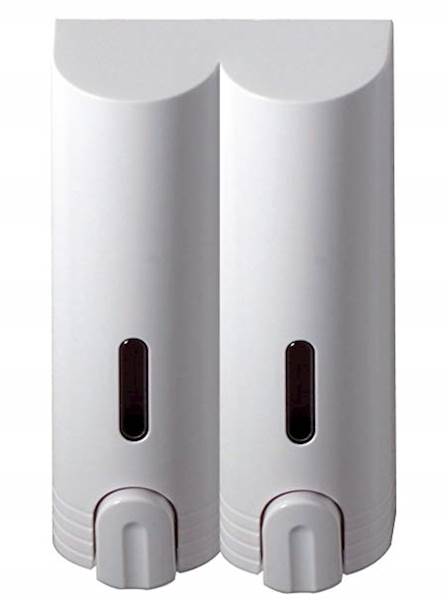 DOZOWNIK do mydła DWUKOMOROWY 2x400ml DH800-2