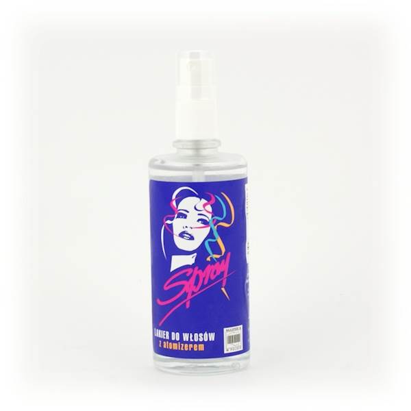 LAKIER SPRAY do włos.120ml ATOMIZER szkl.butel.