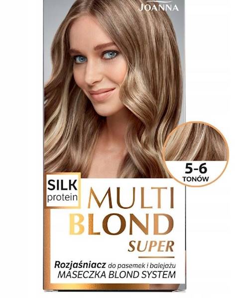 JOANNA MULTI BLOND Super rozjaśniacz 5-6 ton pasem