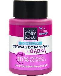 !!! ZMYWACZ do paznokci 75ml z gąbka 4 PORY
