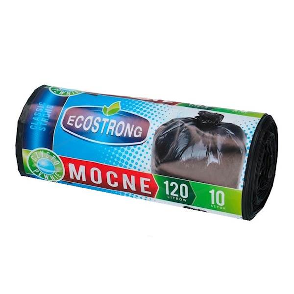 WORKI 120L 10szt  MOCNE LDPE  czarne /30/70x105
