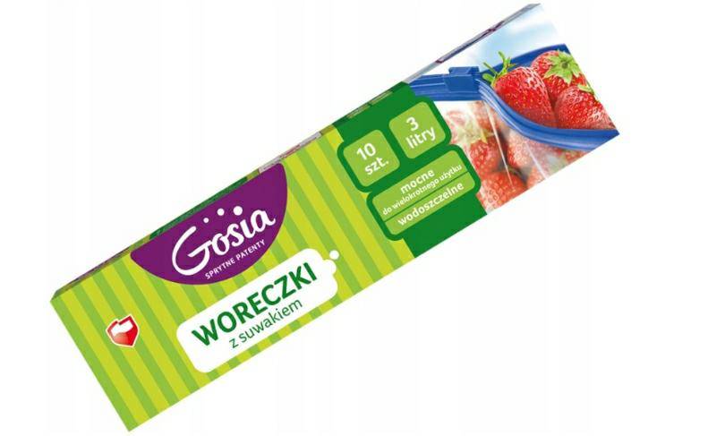 WORECZKI ZIPPERY 3L 25x30cm - 10szt - GOSIA 4630 