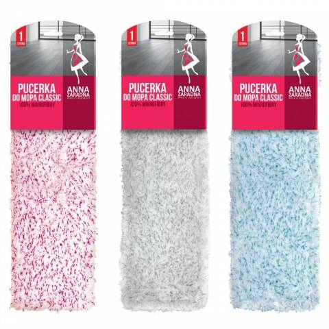 MOP PŁASKI 40cm ZAPAS Anna Zaradna mikrofibra /20