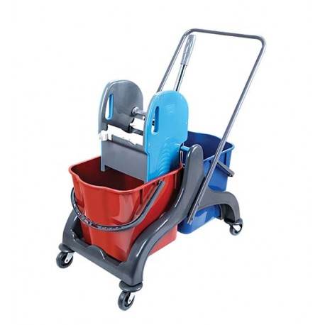WÓZEK 2x17L plast podst ABS, wyciskarka 00263