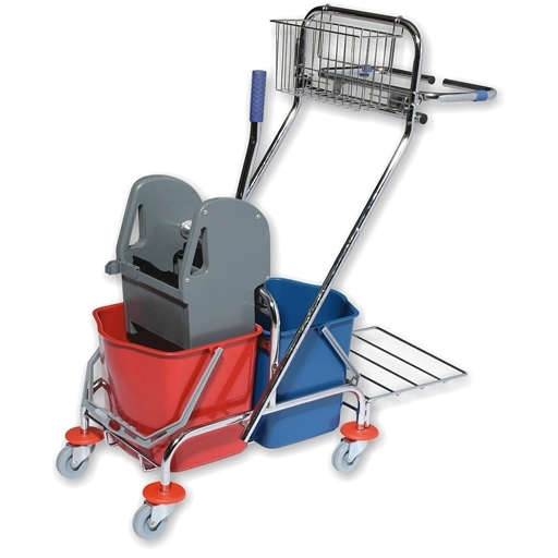WÓZEK DO SPRZĄTANIA 2 x 17L CHROM 352607 00264 