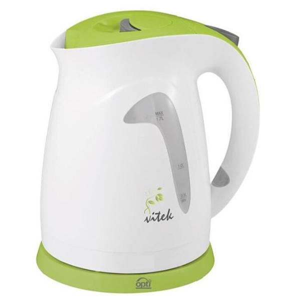 CZAJNIK bezprzewod.1,7L VITEK CJ-1775 biało-zielon