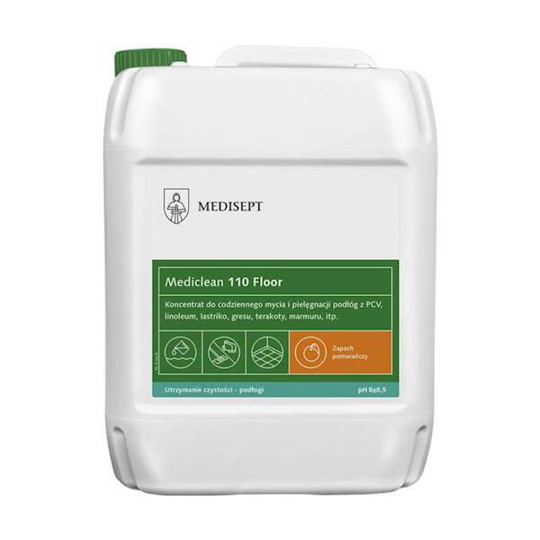 Mediclean MC110 Floor Clean 5L POMARAŃCZA