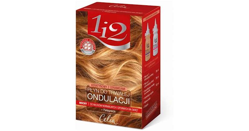 PŁYN do trwałej 1 i 2 Celia KERATNA 996 CZERWONY