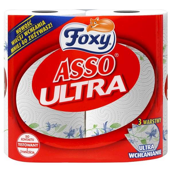 !!! RĘCZNIK pap. FOXY ASSO ULTRA op.2szt