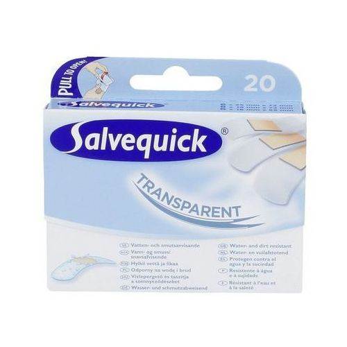 SALVEQUICK PLASTER op.20szt TRANSPARENT wodoodp.