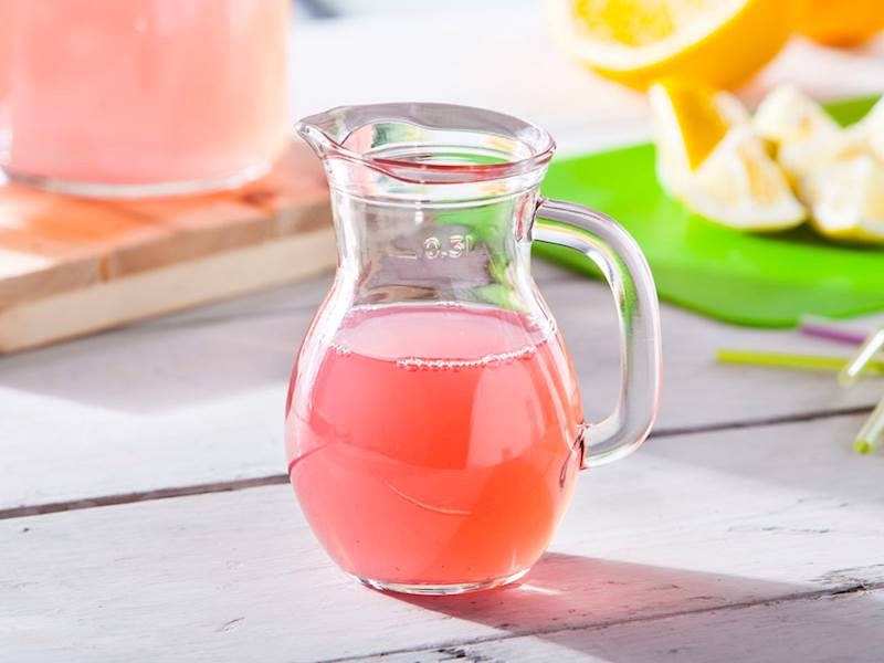 Dzbanek szklany do soku / syropu / mleka Ben 300ml