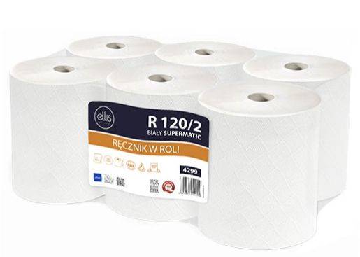 RĘCZNIK  R120/2 6szt Supermatic 4299 -6 ROLEK 