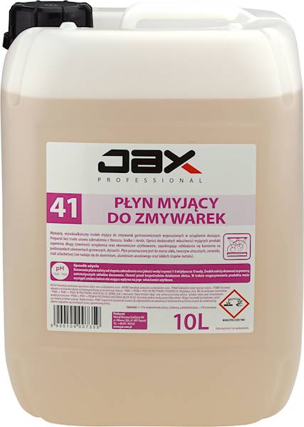 JAX 41 płyn do zmywarek bez chloru 10L