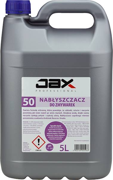 JAX 50 nabłyszczacz do zmywarek 5L