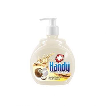HANDY mydło 500ml dozownik pompka MLEKO KOKOS