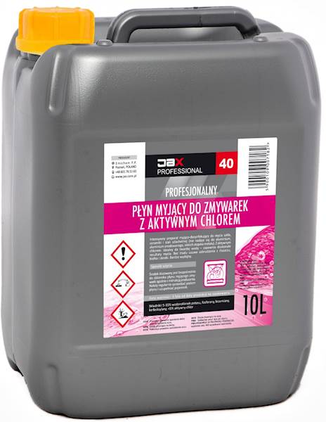 JAX 40 płyn do zmywarek BISTRO z chlorem 10L
