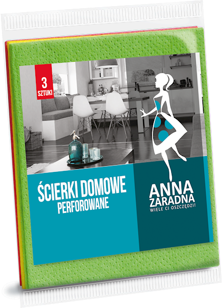 ŚCIERKA DOMOWA PERFOROWANA - 3szt - Anna Zaradna