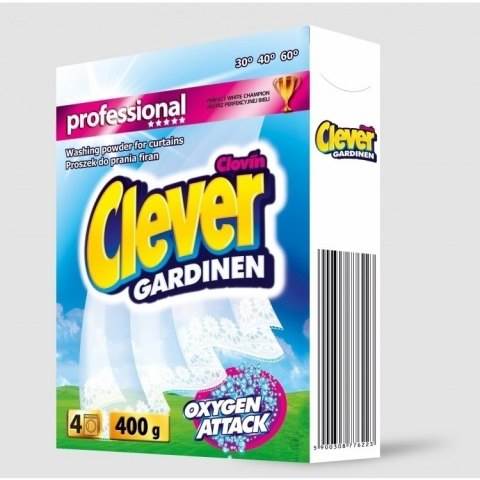 CLEVER proszek do prania firan 400g CLOVIN GARDINI