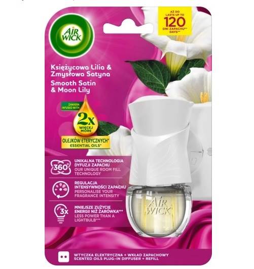 AIR WICK ELECTRICAL urządz.+wkład 19m KSIĘŻ.LILIA
