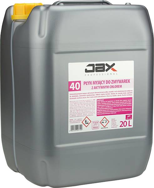 JAX 40 płyn do zmywarek BISTRO z chlorem 20L