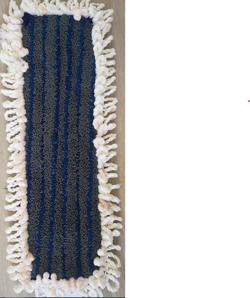 MOP płaski 40cm DUO HIGH TECH z paskami szorującym