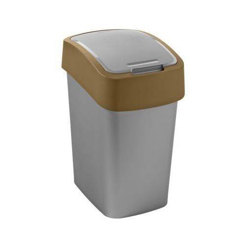 KOSZ 25L uchylny FLIP BIN Curver BRĄZOWY