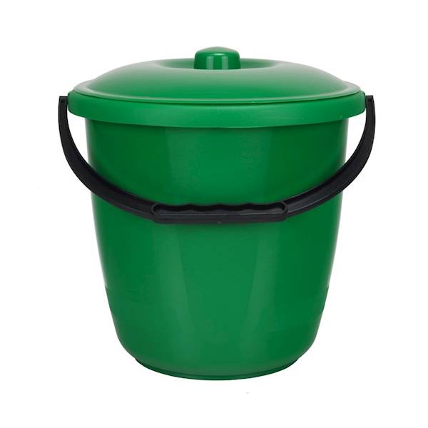 WIADRO 6L DELTA / TUTTI + POKRYWA kolor mix