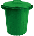 KOSZ Wiadro 60L z pokrywą 5181