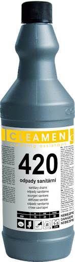 CLEAMEN 420 ŚCIEKI KWAŚNE UDROŻNIACZ 1L
