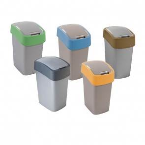 KOSZ 10L uchylny FLIP BIN Curver ŻÓŁTY