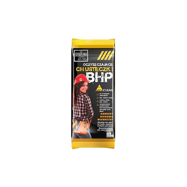 LUBA BHP chusteczki czyszczące 24szt  smar, sadza