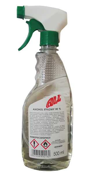 !!! ALL 500ml ALKOHOL ETYLOWY 90% 