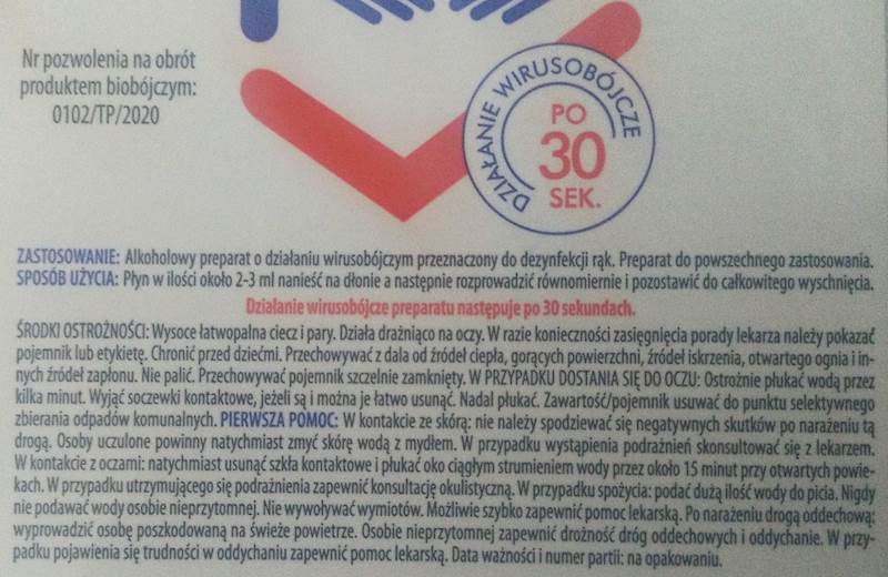 !!! CRISS 5L PŁYN DO DEZYNFEKCJI RĄK