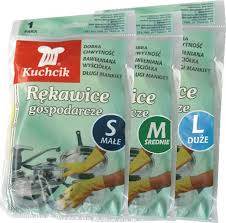 RĘKAWICE GOSPODARCZE gumowe - L - KUCHCIK 3503