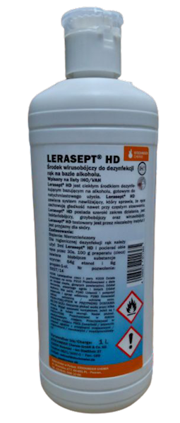 !!! Lerasept HD 1L płyn do dezynfekcji rąk
